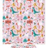 Alpaca Dinosaur Flamingo Pig Pink Shower Curtain - Fun And Whimsical Bathroom Decor