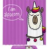 Alpaca, Unicorn, And Llama Waterproof Shower Curtain - Perfect For Animal Lovers