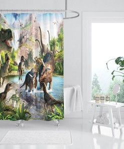 Amazing 3D World Peacock Shower Curtain For Your Bathroom