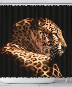 Amazing Leopard Print Shower Curtain for Wildlife and Animal Lovers