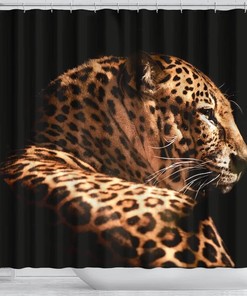 Amazing Leopard Print Shower Curtain for Wildlife and Animal Lovers