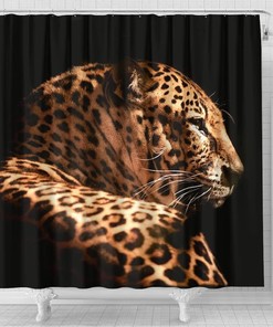 Amazing Leopard Print Shower Curtain for Wildlife and Animal Lovers