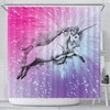 Amazing Unicorn Print Shower Curtain - Brings A Magical Touch To Your Bathroom