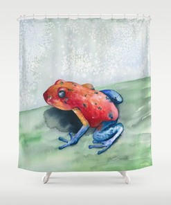 Amazon Frog Schilderij Artistieke Badkamer Modern Levendige Badkamer Decor Shower Curtain