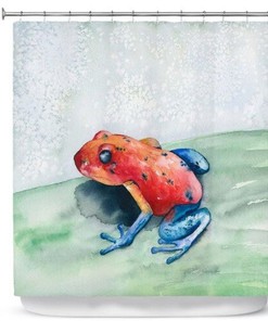 Amazon Frog Schilderij Artistieke Badkamer Modern Levendige Badkamer Decor Shower Curtain
