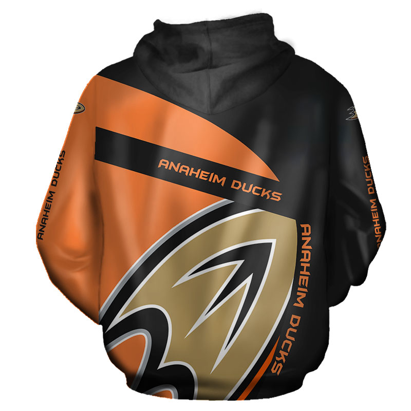 Anaheim Ducks All Over Print Zip-Up Hoodie - Great Gift For Fans
