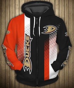 Anaheim Ducks Cute 3D Design Pullover Hoodie - Perfect Gift For Fans