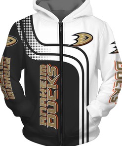 Anaheim Ducks Long Sleeve 3D Nhl Hoodie - Perfect Fan Gift