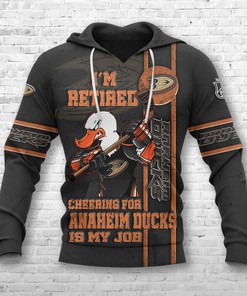 Anaheim Ducks Retired 3D Hoodie - Great Gift For Fans