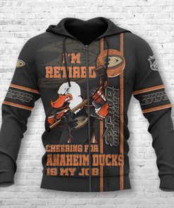 Anaheim Ducks Retired 3D Hoodie - Great Gift For Fans