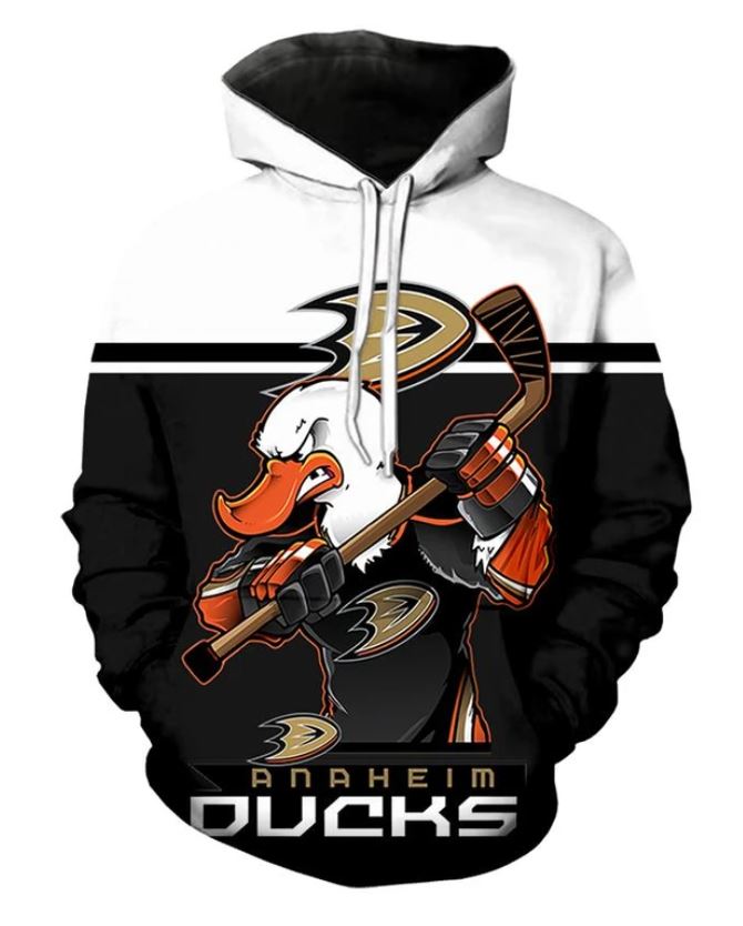Anaheim Ducks Ultra-Cool 3D Long Sleeve Hoodie - Perfect Fan Gift