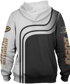 Anaheim Ducks Zip-Up Hoodie - Pullover Gift For Fans