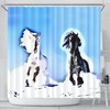 Andalusian Horse Print Decorative Shower Curtain