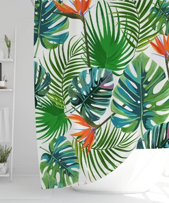 Animal Art Print Jungle Shower Curtain for Housewarming Gift