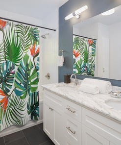 Animal Art Print Jungle Shower Curtain for Housewarming Gift