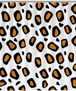 Animal Fur Print Shower Curtain - Custom Durable Fabric
