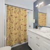 Animal Lovers Gift Set - Birds Shower Curtain, Housewarming Gift, Bathroom Refresh Gifts - Spun Fabric