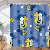 Animal Mermaid with Flower Wreath Shower Curtain for Bathroom Fabric Home Decor 