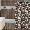Animal Print Shower Curtain, Chic Bathroom Decor