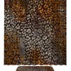 Animal Skin Leopard Print Bathroom Set With Waterproof Fabric Shower Curtain