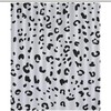 Animal Snow Leopard Opaque Shower Curtain for Bold Bathroom Decor 