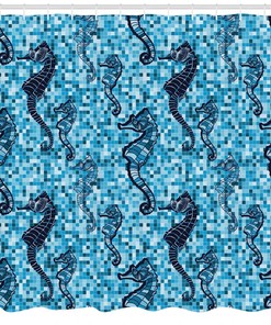 Animals Themed Shower Curtain For Creative Bathroom Decors