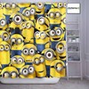Anime Bath Curtain With Waterproof Durable Fabric For Home Decoration
