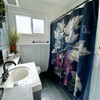 Antique Redcurrants Botanical Shower Curtain For Elegant Bathroom Decor