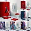 Anti-slip Spiderman Themed Bathroom Shower Curtain Gift in Waterproof Fabric