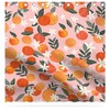 Apricot Colorful Peach Shower Curtain for Bathroom