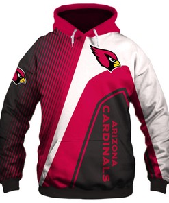 Arizona Cardinals 3D Zipper Hoodie - Nfl Football Fan Gift
