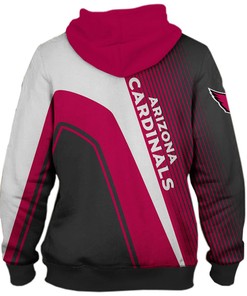 Arizona Cardinals 3D Zipper Hoodie - Nfl Football Fan Gift