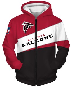 Arizona Cardinals All Over Print Zip Up Hoodie