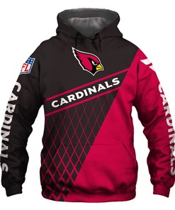 Arizona Cardinals All Over Print Zip Up Hoodie Gift For Fan