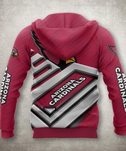 Arizona Cardinals All Over Print Zip Up Hoodie No 1 Gifts For Fans