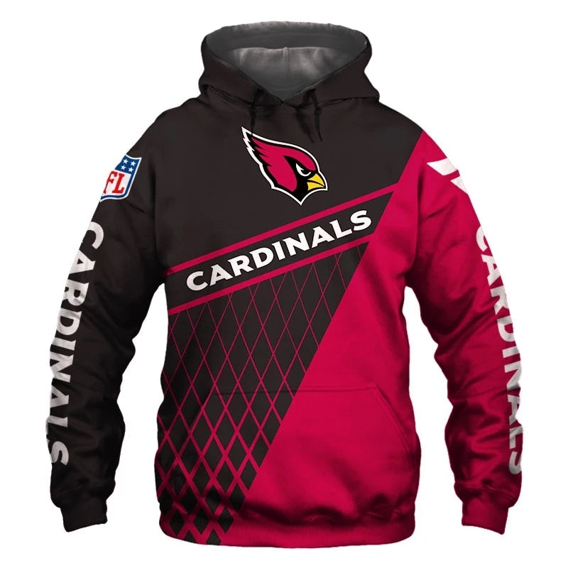Arizona Cardinals All Over Print Zip Up Hoodie With Hooded Gifts For Fans