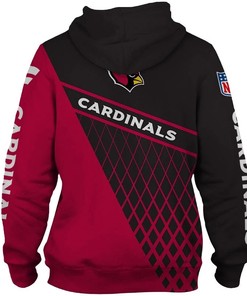 Arizona Cardinals All Over Print Zip Up Hoodie With Hooded Gifts For Fans