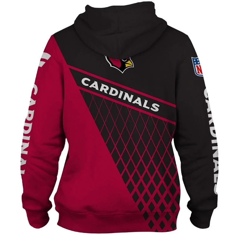 Arizona Cardinals All Over Print Zip Up Hoodie With Hooded Gifts For Fans