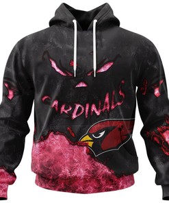 Arizona Cardinals Devil Eyes 3D Hoodie - Perfect Fan Gift