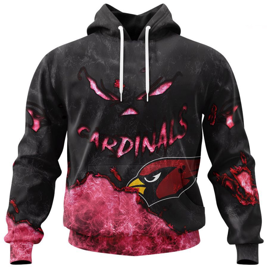 Arizona Cardinals Devil Eyes 3D Hoodie - Perfect Fan Gift