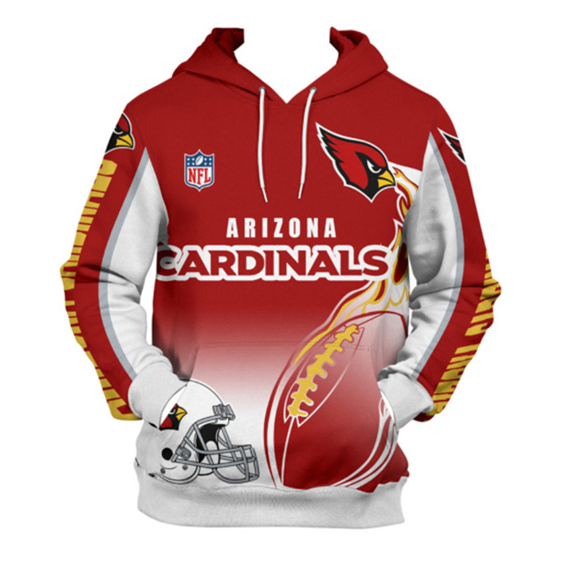 Arizona Cardinals Flame Balls 3D Zip Hoodie - Ideal Fan Gift