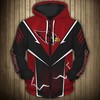 Arizona Cardinals Lightning Graphic 3D Hoodie - Ideal Gift For Fans