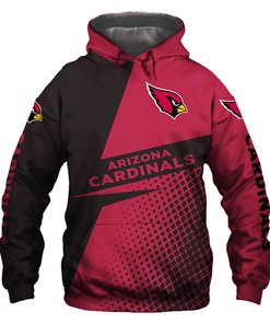Arizona Cardinals Long Sleeve Zip Hoodie - Great Gift For Fans