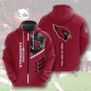 Arizona Cardinals No 1 3D Hoodie - Ideal Fan Gift