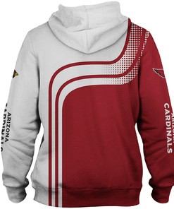 Arizona Cardinals One Way 3D Zip Hoodie - Perfect Gift For Fans