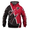 Arizona Cardinals Zigzag Graphic All Over Print Hoodie Pullover Gift For Fans