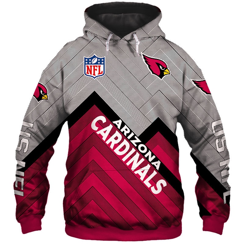 Arizona Cardinals Zip-Up Hoodie - Pullover Hoodie, Gift For Fans!