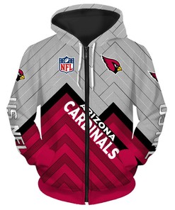 Arizona Cardinals Zip-Up Hoodie - Pullover Hoodie, Gift For Fans!