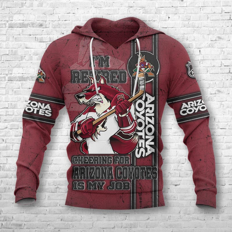 Arizona Coyotes All Over Print I'M Retired Gifts For Fans