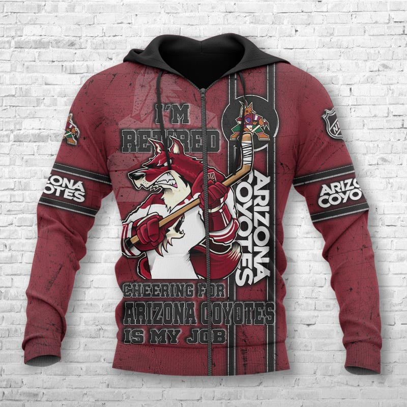 Arizona Coyotes All Over Print I'M Retired Gifts For Fans